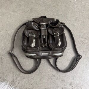 Vintage Leather Backpack